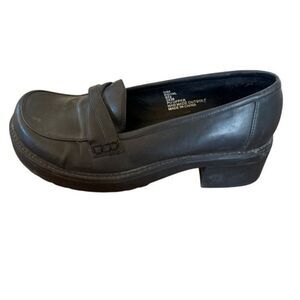 Vintage Arizona Dress Shoes Womens 9.5 M Black Chunky Y2K Block Heel